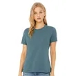BELLA + CANVAS Women's Relaxed Fit Heather CVC Tee