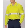 Bulwark Men's High Visibility Long Sleeve Work Shirt