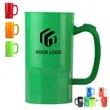Large multi color parties gift plastic beer mugs with handle