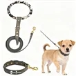 Luxury PU leather Durable Pets Leashes & Collars Set