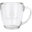 Etched Tapered Glass Mug 15.5 oz