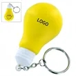 Light Bulb Stress Ball Keychain
