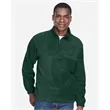 Harriton Men's Fleece Quarter-Zip Pullover