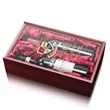 Archer Wine Box - Red Satin
