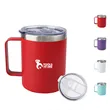 12 Oz Custom Insulated Coffee Mug Tumbler W/ Slid Lid
