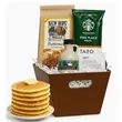 Gourmet Breakfast Gift Basket with Coffee, Tea & Pancakes