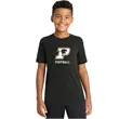 YOUTH Sport-Tek Tri-Blend Tee with "P" FOOTBALL logo!