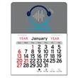 Adhesive Peel-N-Stick® Calendar - Rectangle