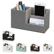 PU Leather Stationery Desk Organizer Office Supplies Caddy