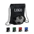 Mesh String Drawstring Pull String Bag for Ball