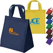 Non-woven Insulated Lunch Tote Bag w/ Self Fabric Handles