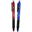 Matte Barrel Ballpoint Pen w/ Rubber Grips & Hourglass Sand