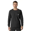 Carhartt Scrubs - Men's Two-Pocket Crew Neck Long Sleeve ...