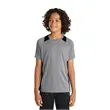 Sport-Tek Youth Heather Colorblock Contender Tee.
