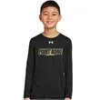 YOUTH Under Armour Long Sleeve Tee w/ "NEW" FOOTBALL logo!