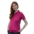 Women's Omega Solid Mesh Tech Polo