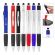 RABS SATIN STYLUS PEN WITH SPIN TOP