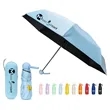 8 Rib Mini Folding Capsule Anti-UV Travel Pocket Umbrella
