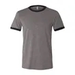 BELLA + CANVAS Men's Jersey Heather Ringer Tee