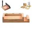 Wooden Desk Organizer With Phone Stand Pen Holder