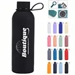 Silicone Covered Insulated Bottle With Carry Loop