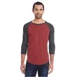 Threadfast Apparel Unisex Triblend Three-Quarter Sleeve R...