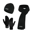 Unisex Winter Warm Hats Scarf with Touchscreen Gloves