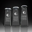 Clear Diamond Crystal Trophy