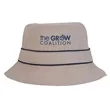 Cotton Bucket Hat with Trim