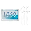50 Count Portable Dental Floss Picks in Box for Oral Care