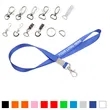 Polyester Employee'S Card Metal Hook Lanyard