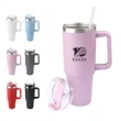 40Oz Custom Insulated Tumbler with Handle  Straw