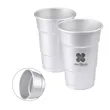 16 OZ Reusable Aluminum Cups Metal Stadium Solo
