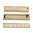 12- Piece Colored Pencil Set In Wooden Ruler Box