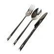 410 Stainless Steel Knife Fork Spoon Tableware Set