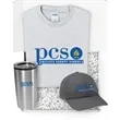 Welcome Employee Swag Set: T-Shirt, Tumbler and Cap
