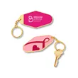 Breast Cancer Awareness Pink Ribbon Metal Keyc...