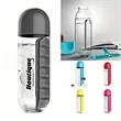 Pill Organizer Water Bottle 7 Day Portable Design