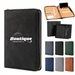 A5 PU Leather Zipper Binder Notebook Refillable Journal