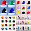 Plush Christmas Santa Hat For Adults And Kids Multicolor