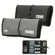 Roll-Up Tech Gadget Organizer Travel Pouch