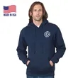 Made in USA Unisex Heavyweight Pre-Shrunk Pullover Hoodie