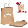 Kraft Paper Shopping Bags with Twisted Handles