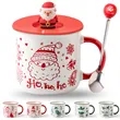 Holiday party decor friends gifts Santa Christmas coffee mug