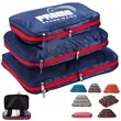 3-Piece Travel Packing Cubes Set with Zipper Closure