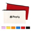 Small Poly Cotton Canvas Travel Zipper Bags for Cosmetic
