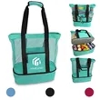 Waterproof Sandproof Beach Tote Bag with Cooler Compartment