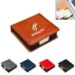 Portable Sticky Note Organizer with PU Leather Dispenser