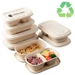 Eco-friendly disposable takeout lunch box food containers