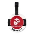 Officially Licensed U.S. Marine Corps PVC Luggage Tag